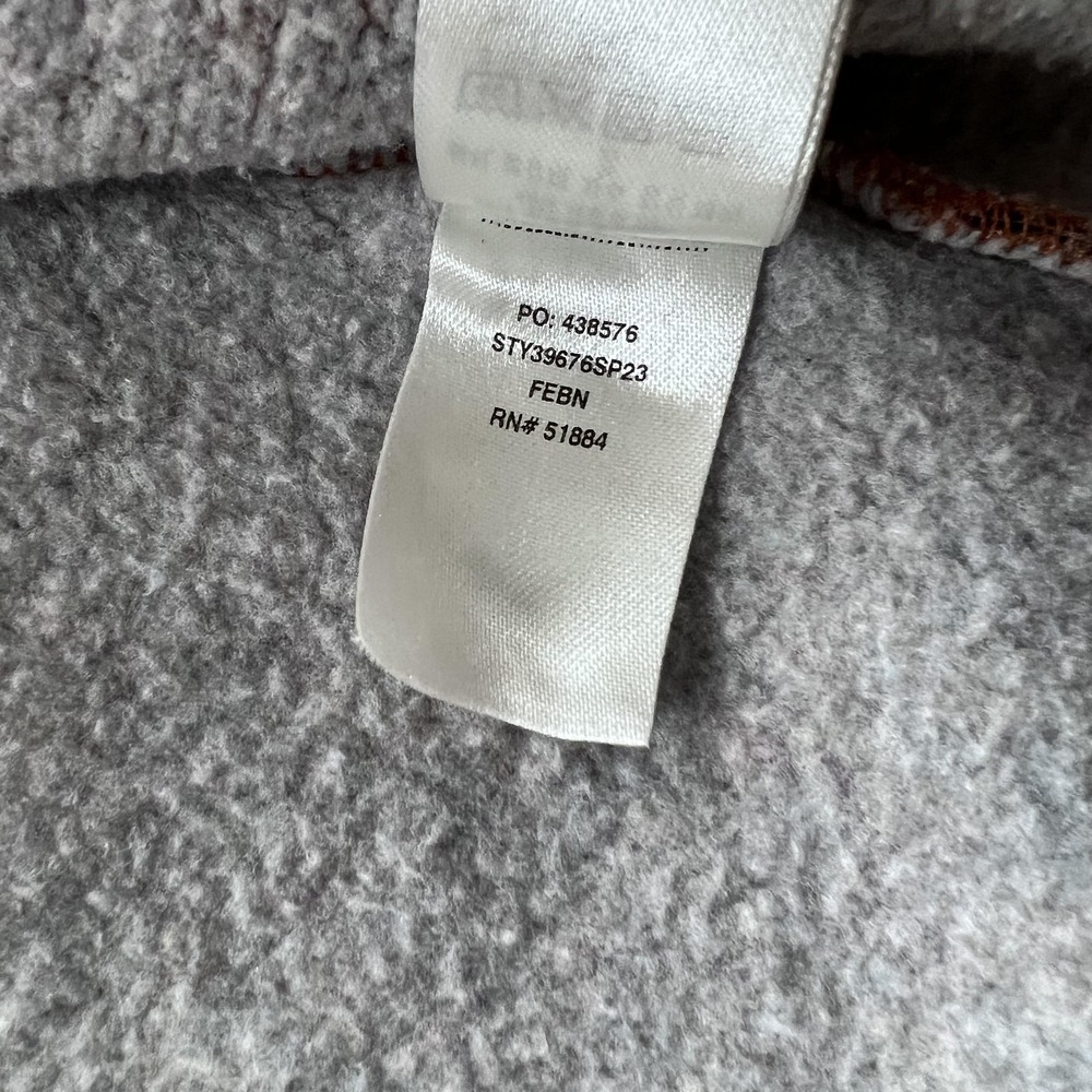 Patagonia Skyline Stencil Uprisal Hoodie Mens Medium Brown Full Zip - Picture 10 of 16